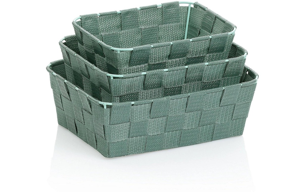 Kela Supports pour ustensiles de salle de bains Alvaro 3 pièces, Vert tilleul