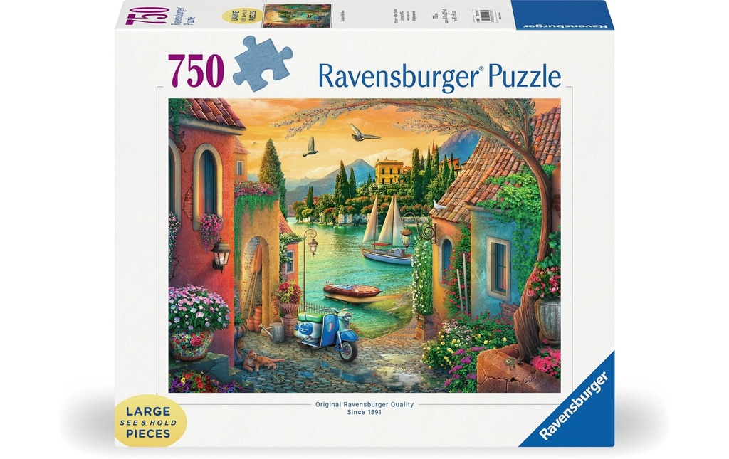 Ravensburger Puzzle Le lac de Côme idyllique