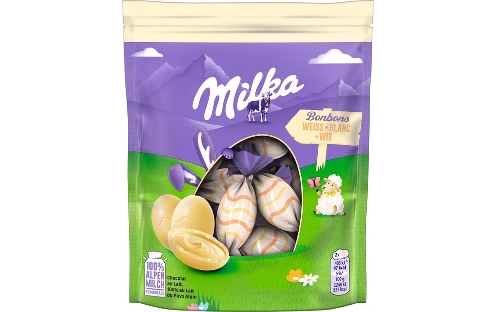 Milka Milka Easter Bonbon Blanc 90 g