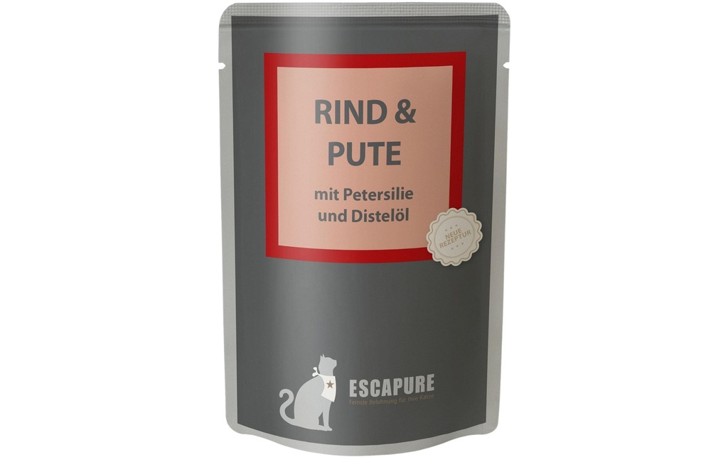Escapure Alimentation humide Pouch Bœuf & Dinde, 100 g