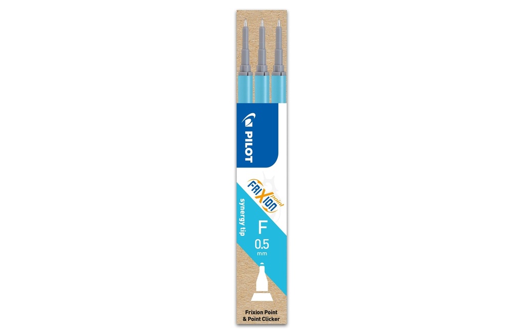 [241009230] PILOT Mines FriXion Point 0.5 ble'c (3 pces)