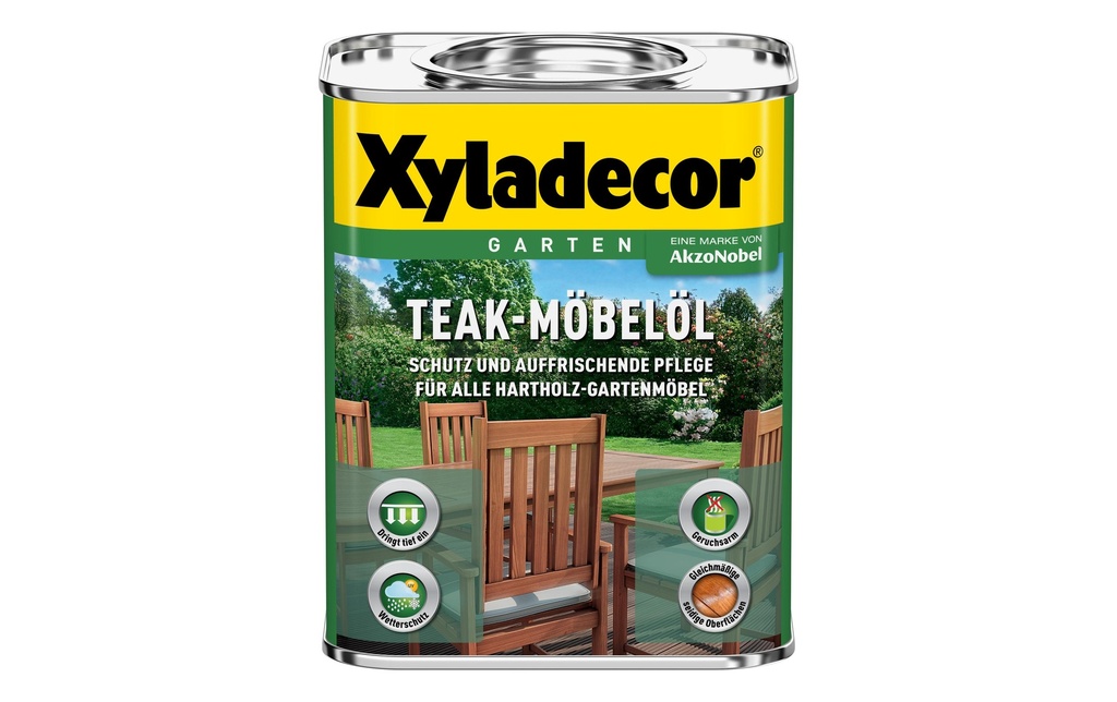 Xyladecor Huile pour meubles en teck Incolore, 750 ml
