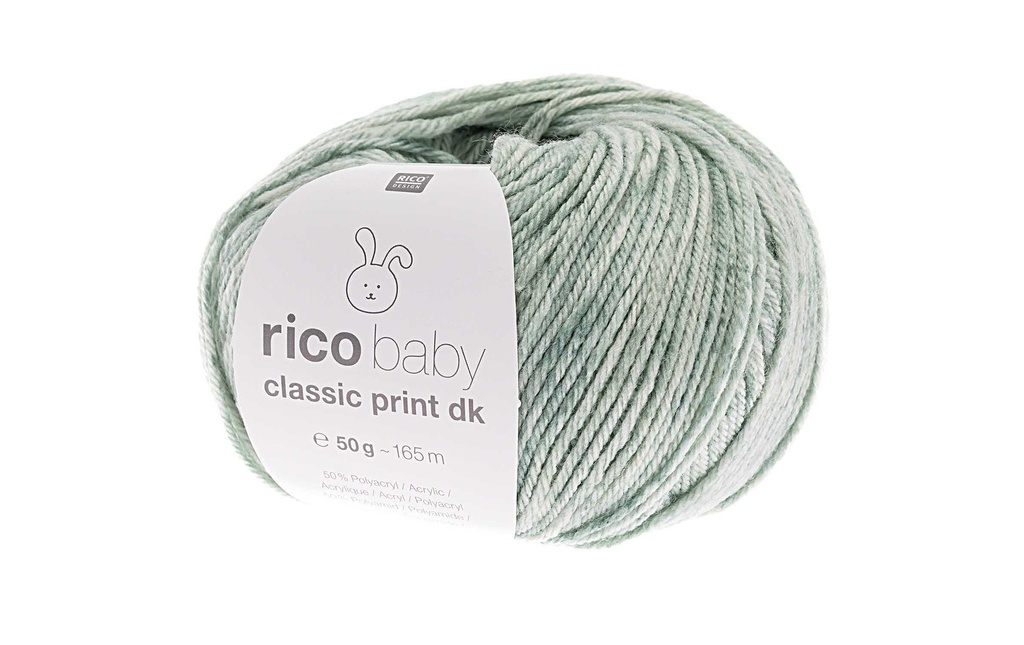 Rico Design Laine Baby Classic Print dk 50 g Pétrole; Vert