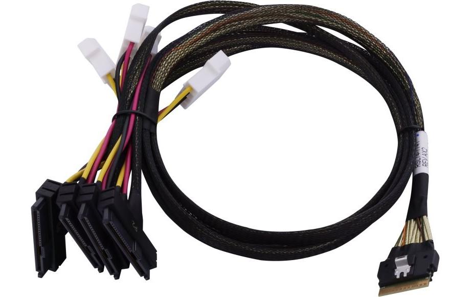 Adaptec Câble Slim-SAS ACK-I-SlimSASx8-4SFF-8639x2-U.2-0.8M 80 cm