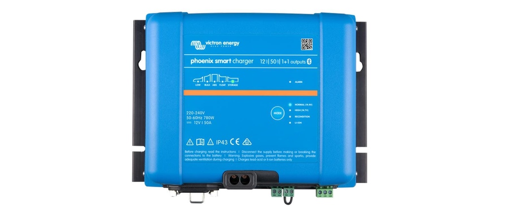 Victron Chargeur de batterie Phoenix Smart IP43 12 V 50A 1+1