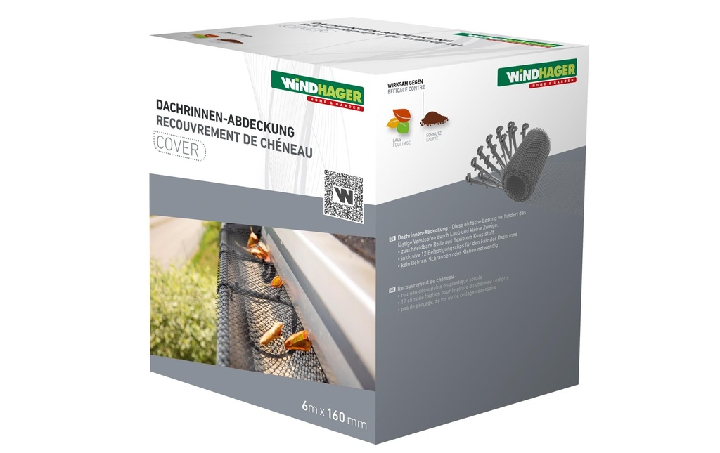 Windhager Protection pour gouttière Wave