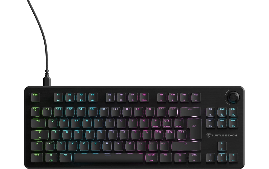 Turtle Beach Clavier de gaming Vulcain II TKL RGB Noir
